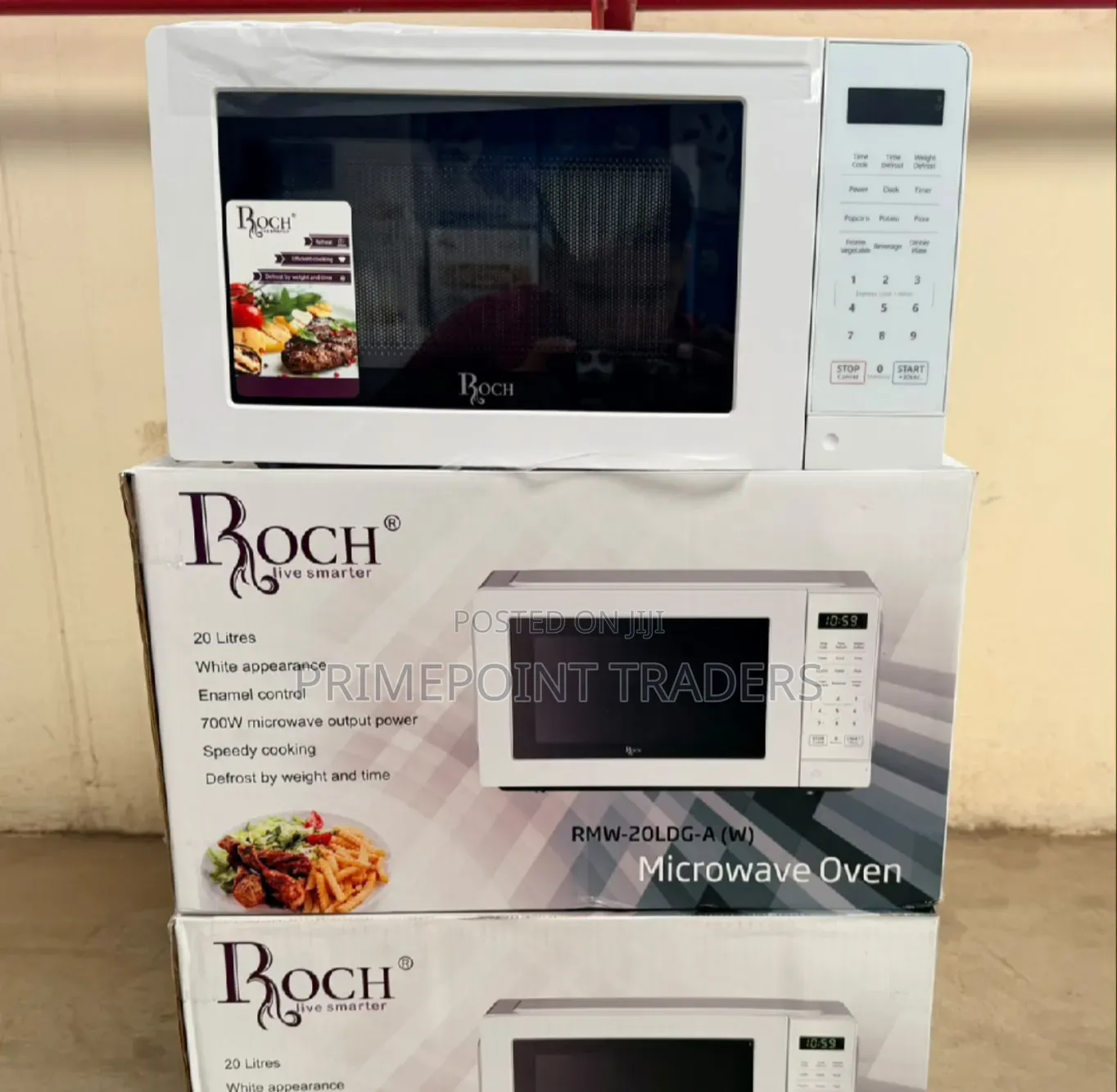 Roch Digital Microwave Oven 20 Litres – Modern Kitchen Essential