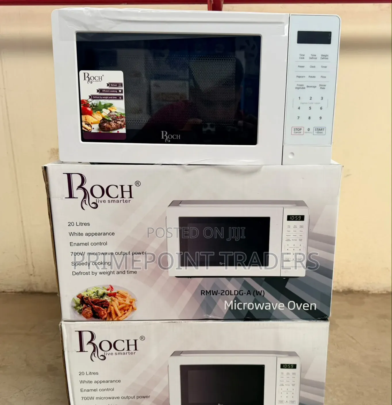 Roch Digital Microwave Oven 20 Litres – Modern Kitchen Essential