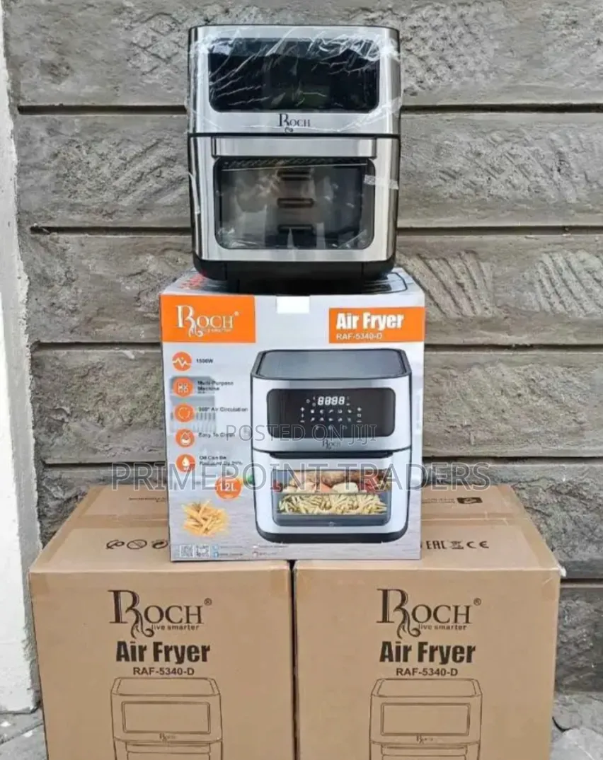 Roch Digital 12L Air Fryer With Grill – Large Capacity Cooking