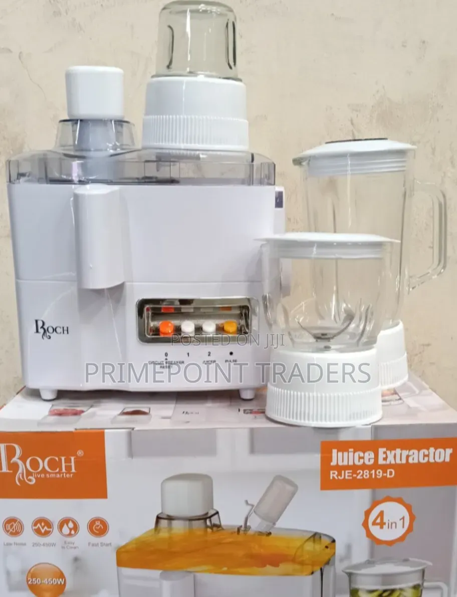 Roch 4-in-1 Juicer, Blender, Grinder & Mill – All-in-One Kitchen