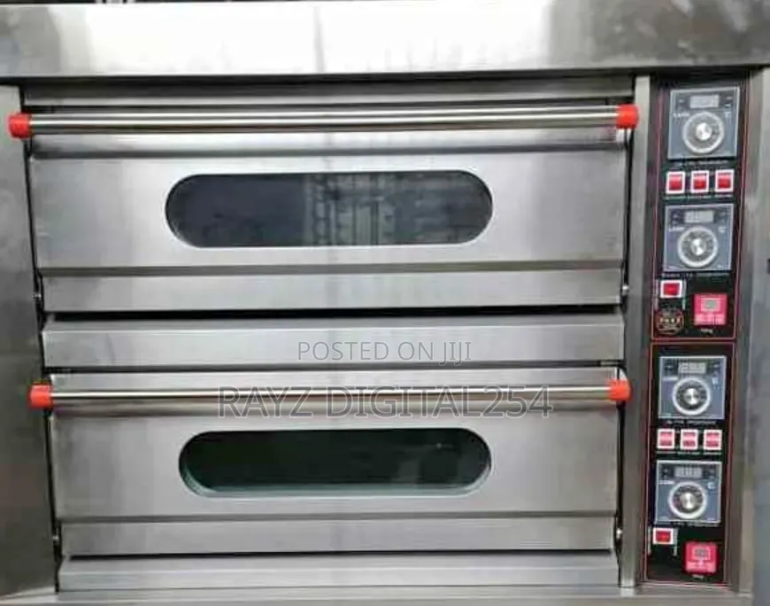 Commercial Electric Oven 2 Deck 4 Trays