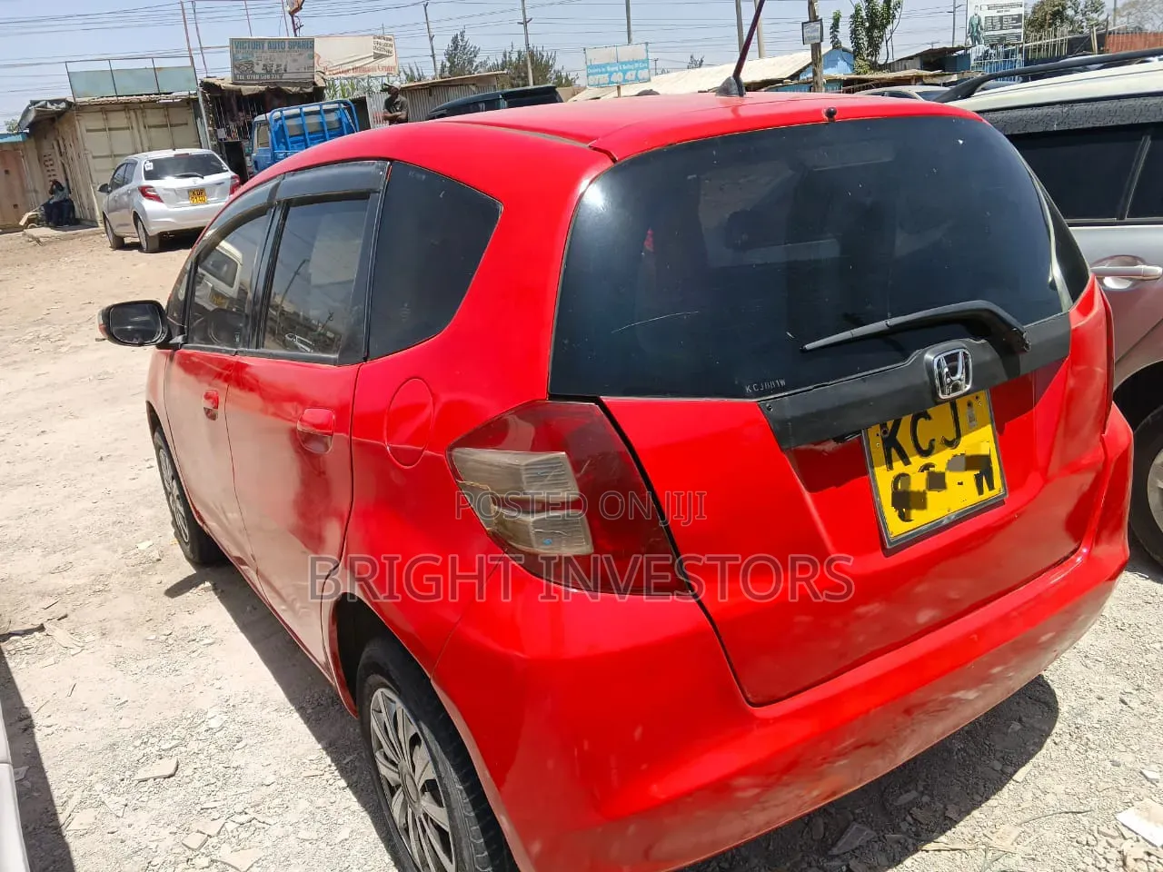 Honda Fit 2012 Red