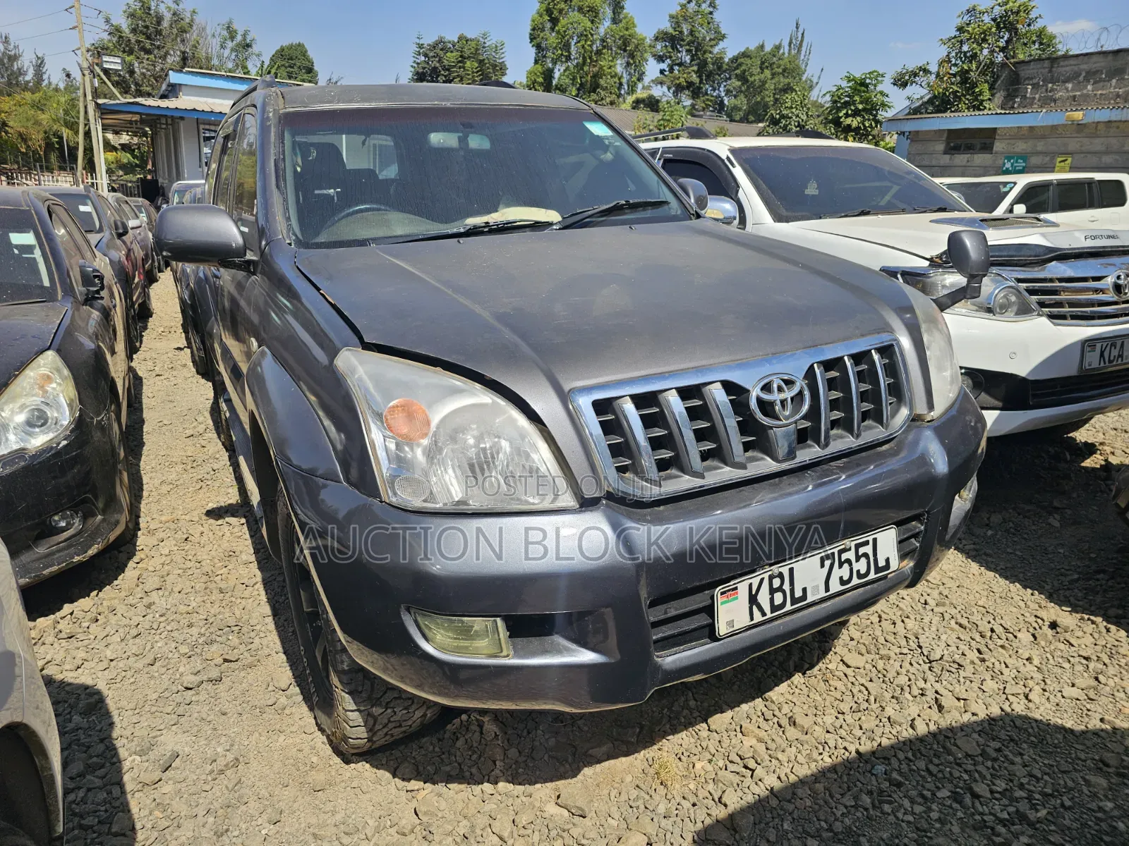 Toyota Land Cruiser Prado 2003 Gray