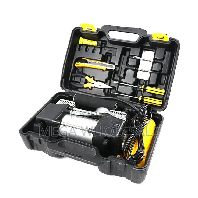Factory Direct Prices 12V Double Cylinder Car Air Compressor Pump