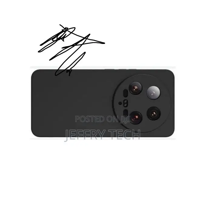 Silicon Back Case for Xiaomi Mi 14 Ultra 5g . Black