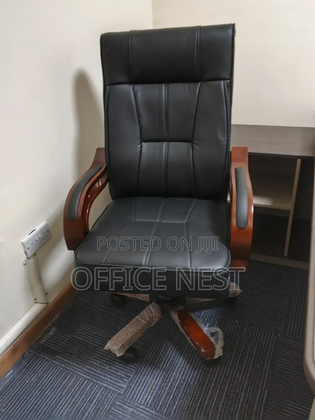 Executive High Back Leather Office Chair