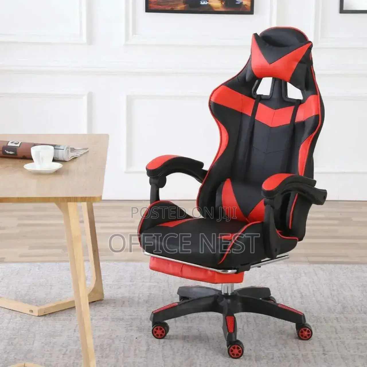 Ergonomic Racing Office Chair – Black & Red