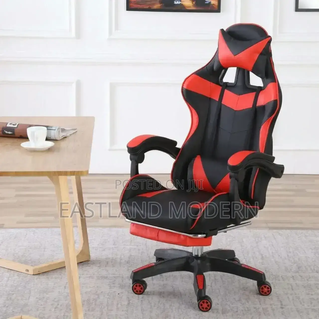 Ergonomic Racing Office Chair – Black & Red