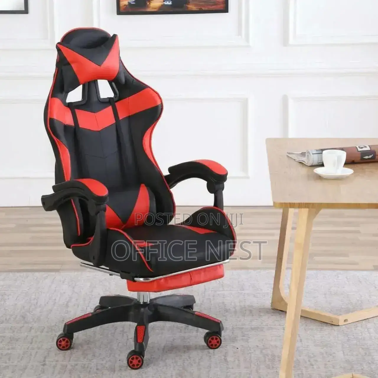 Ergonomic Racing Office Chair – Black & Red