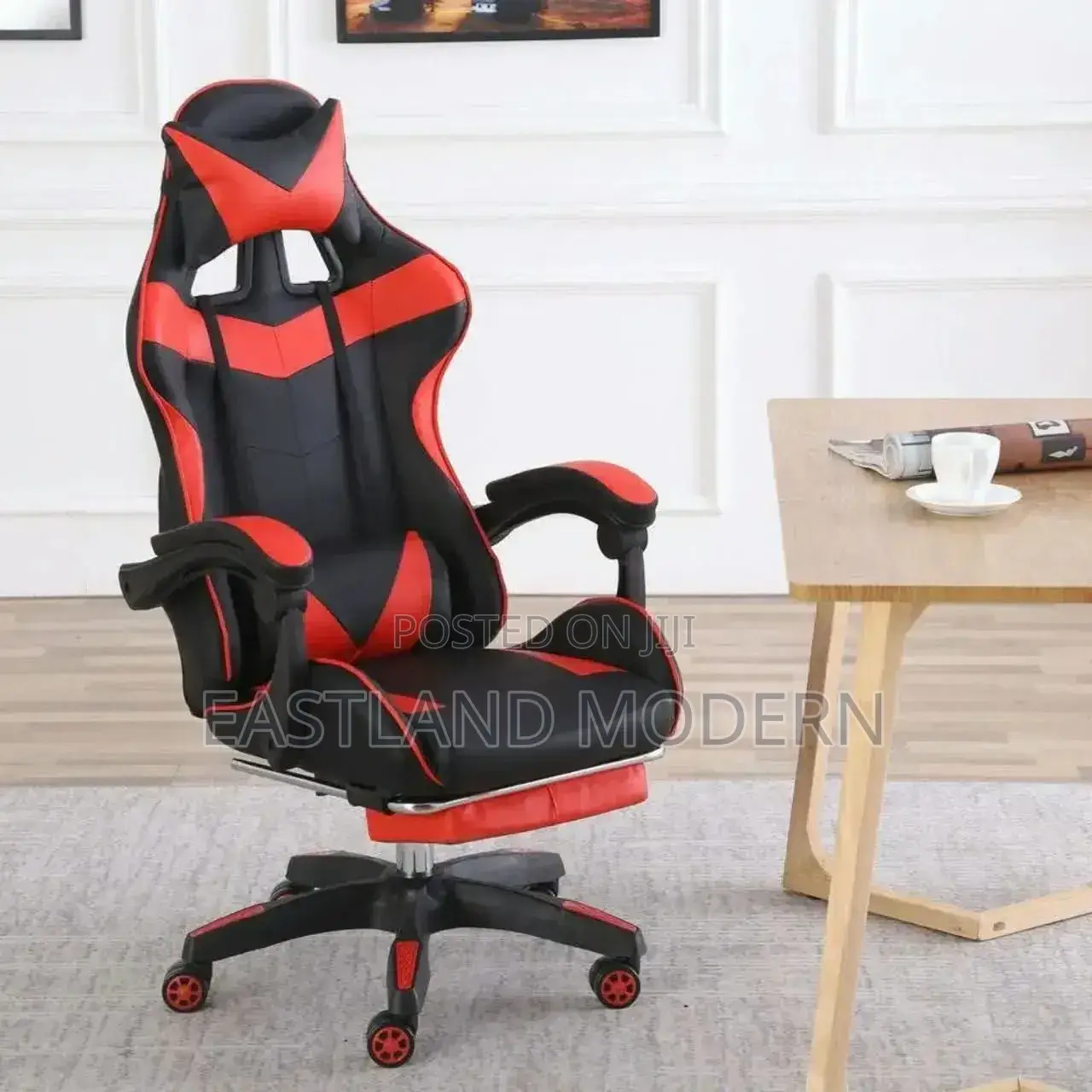 Ergonomic Racing Office Chair – Black & Red