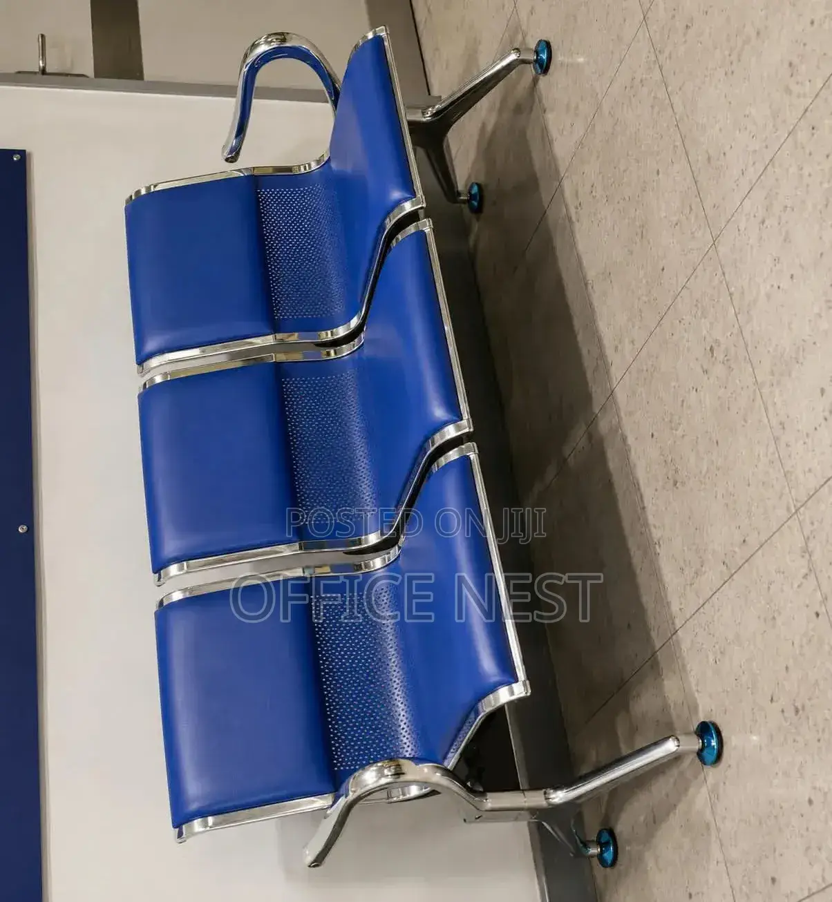 Blue Reception & Office Waiting Chair