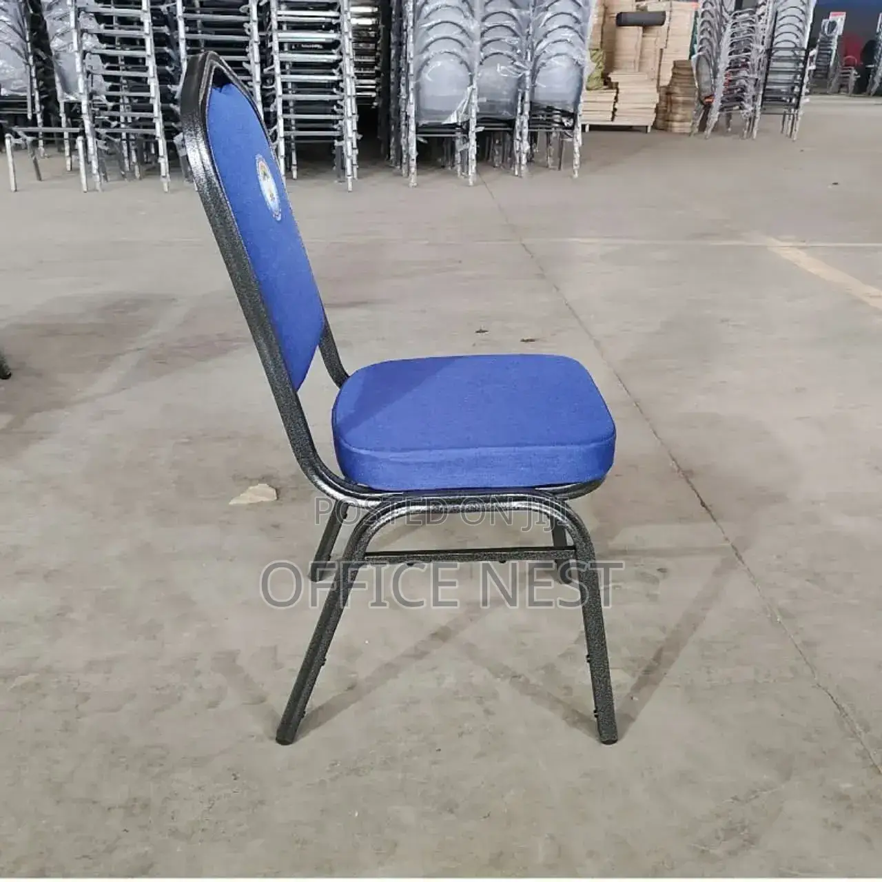Blue Padded Event, Conference & Wedding Chair