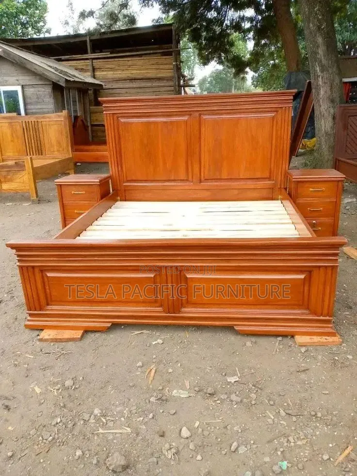 Luxurious Harwood Bed With Chester Design Inside Free Delivery