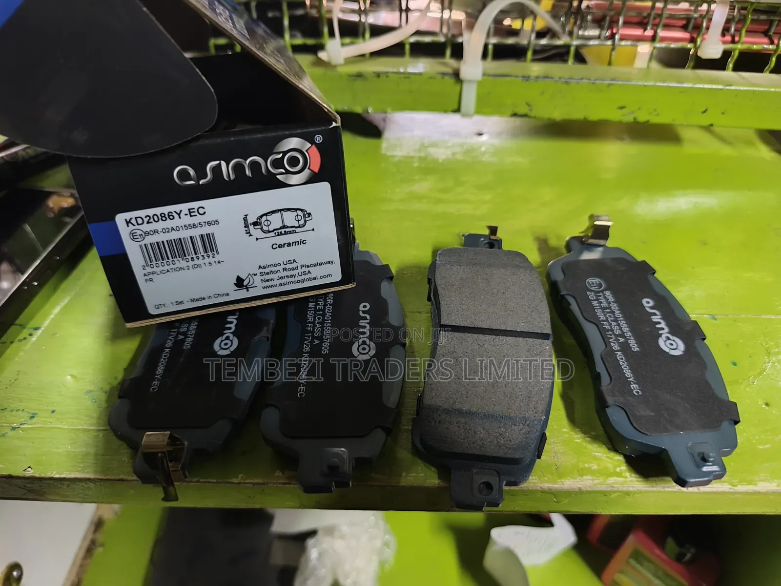 Asimco Genuine Ceramic Front Brake Pads for Mazda Demio New Model