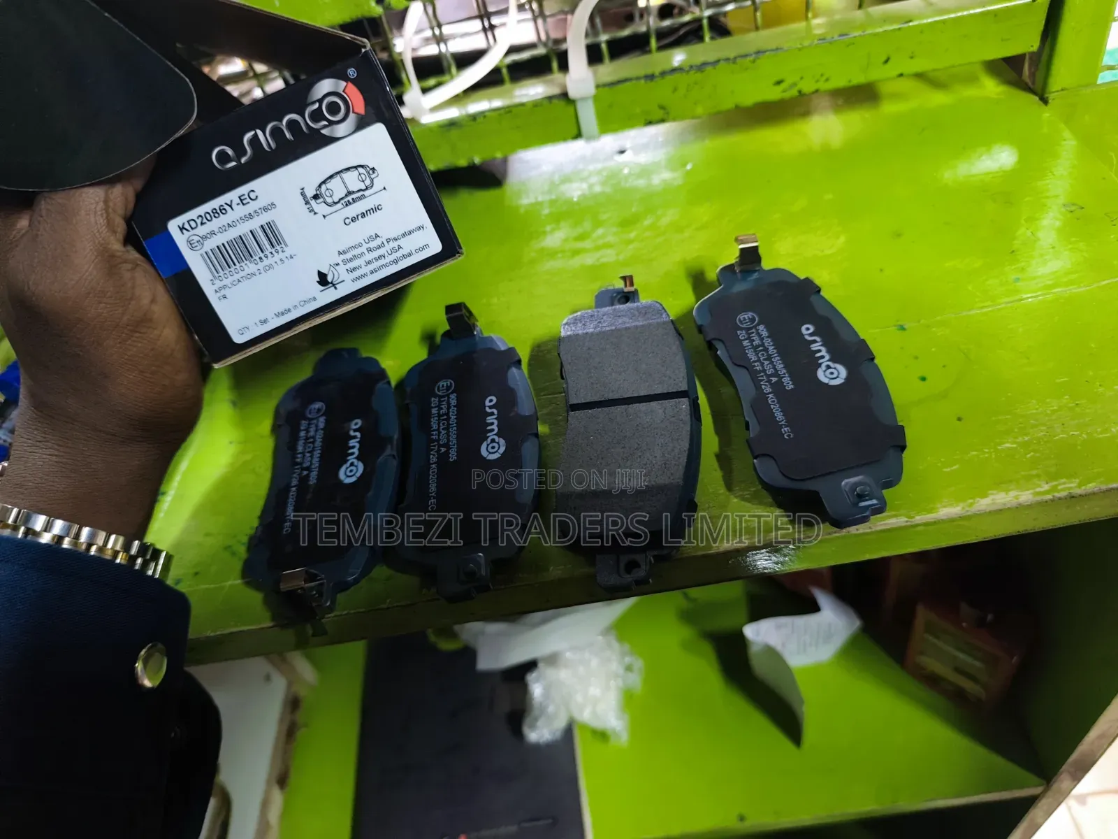 Asimco Genuine Ceramic Front Brake Pads for Mazda Demio New Model