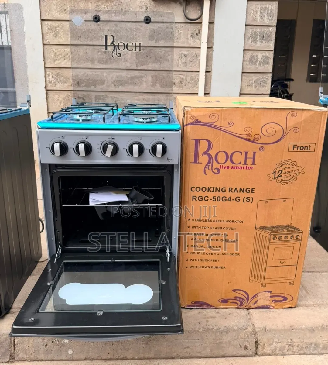 50*55 Roch Full Gas Standing Cooker