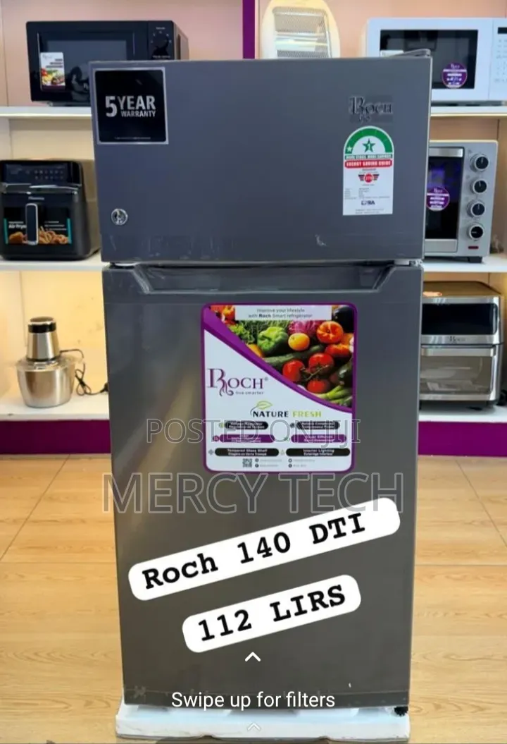 Roch RFR-140 DT-1 Double Door Fridge (112L)