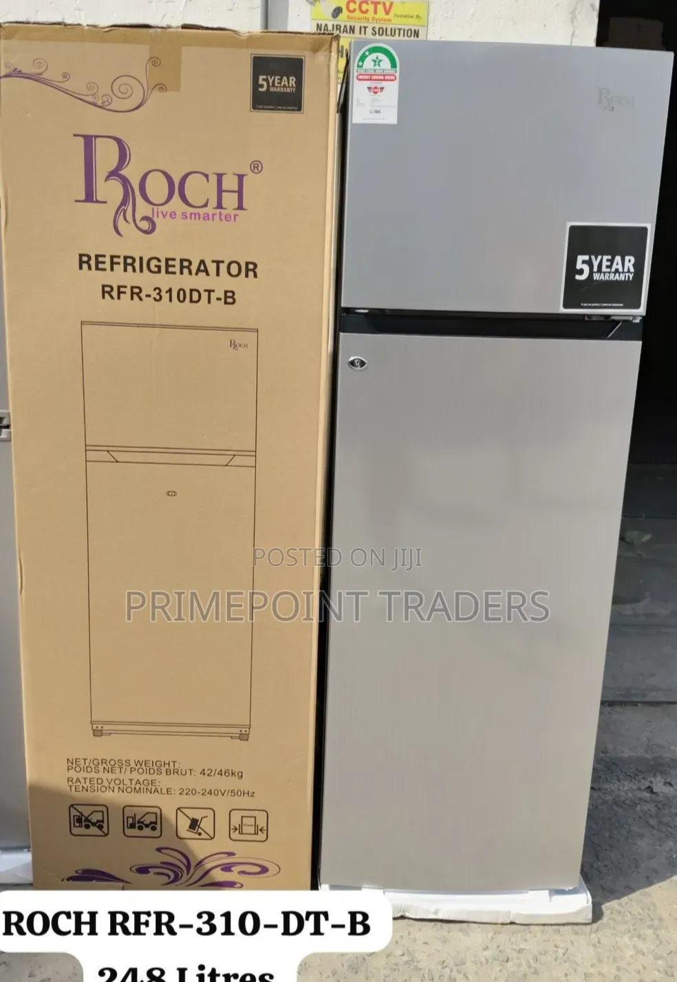 ROCH RFR-310DT-B 248 Litres 2-Door Refrigerator  Reliable & Convenient
