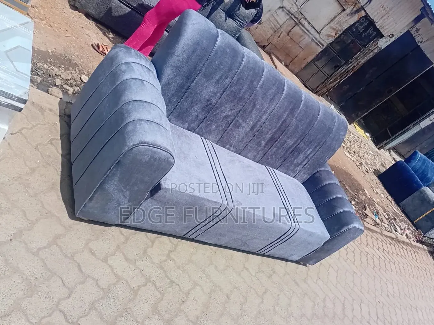 Round Three Seater Sofa for Sale