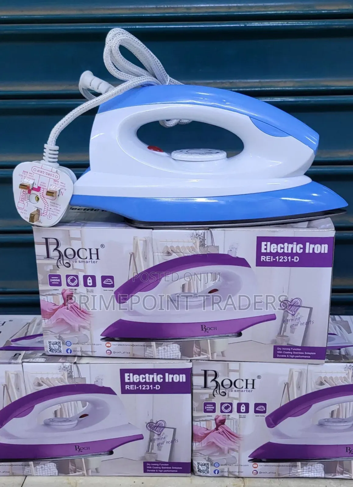1. ROCH Dry Iron Box – Smooth & Effortless Ironing