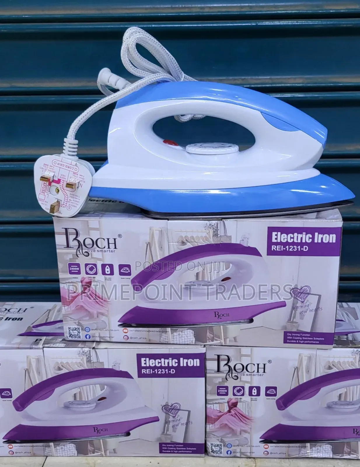 1. ROCH Dry Iron Box – Smooth & Effortless Ironing