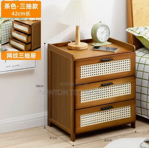3-Drawer Bedside Cabinet