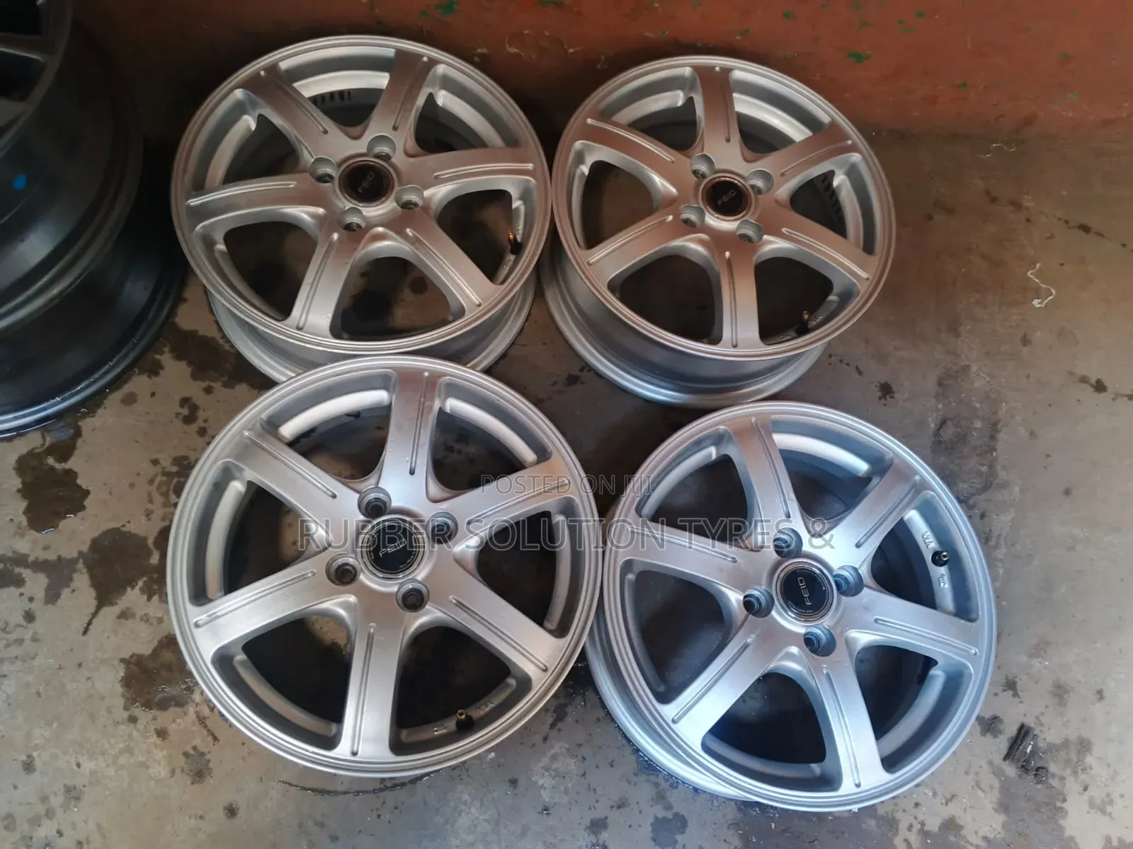 Rims Size 15 Inches 4 Holes Ex Japan Original Set