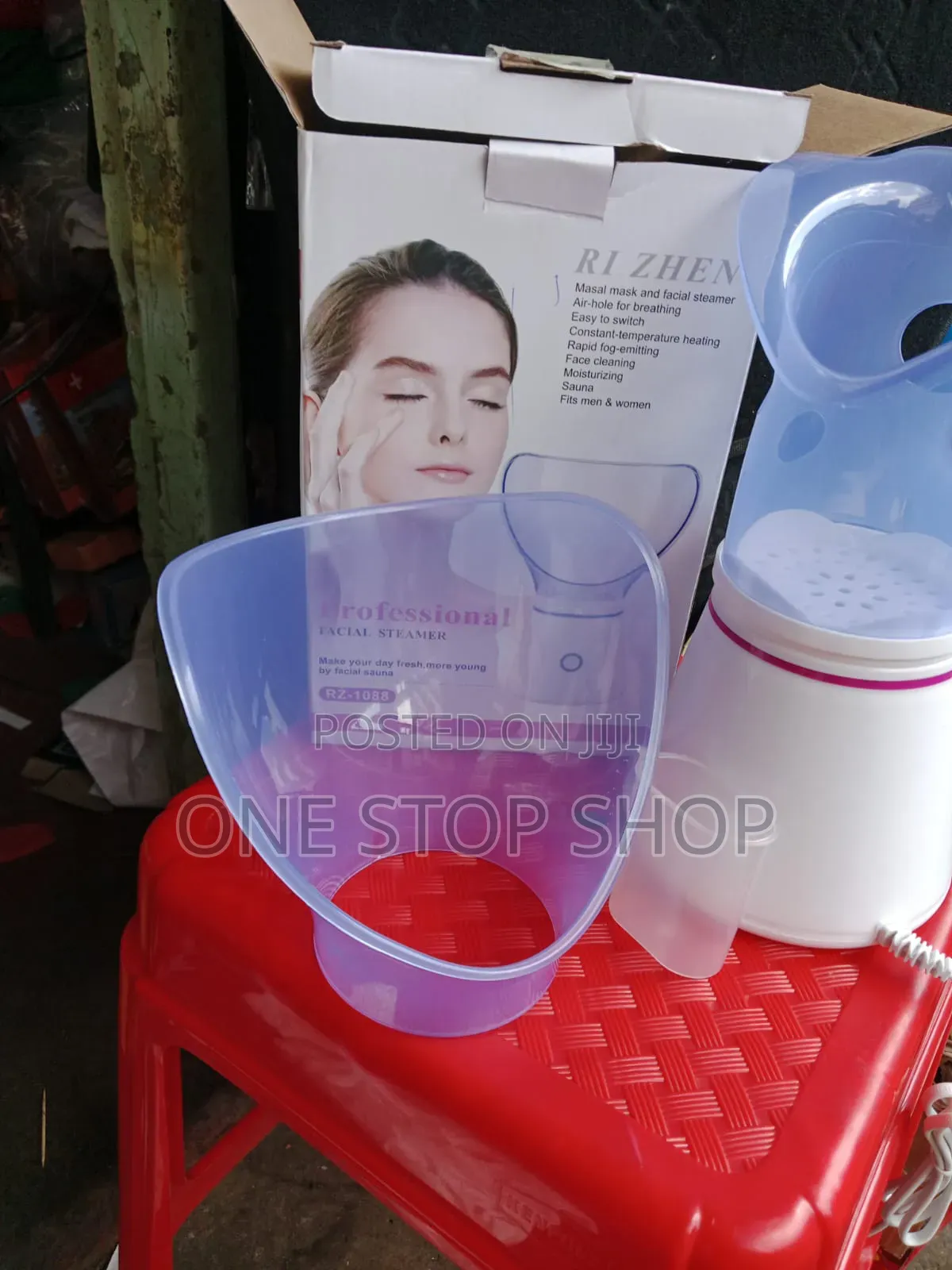 2in1 Facial Steamer With Full Face Hydration & Nose Inhalation