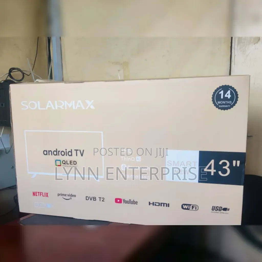 Solarmax 43" Android QLED Smart TV 43inches TV