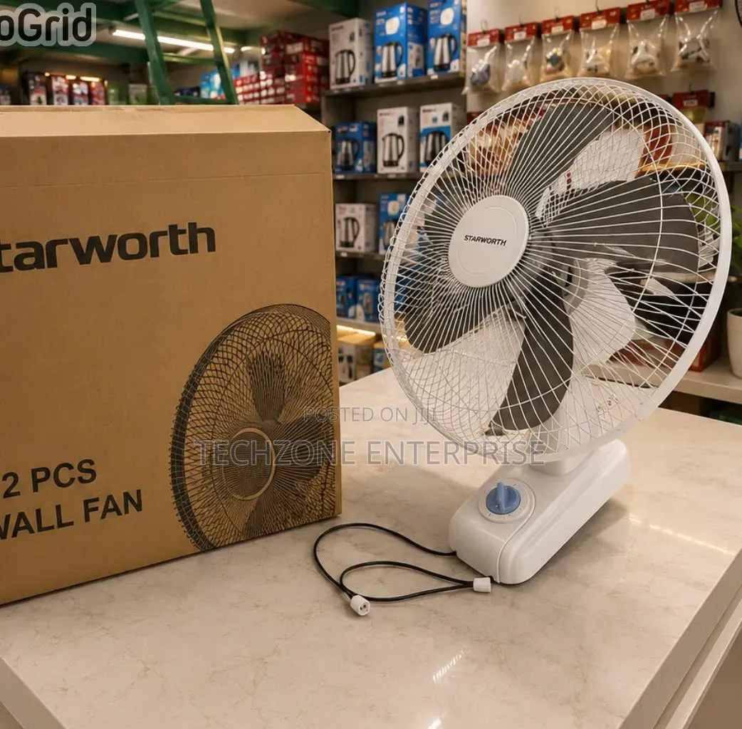 Starworth 16inches Wall Fan With 5 Blades ,,