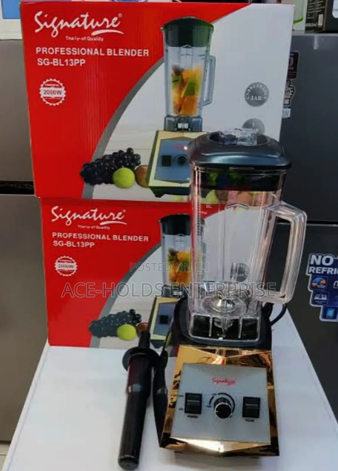 SIGNATURE Commercial Blender 2000Watt 2.0 Litres Unbreakable Jug