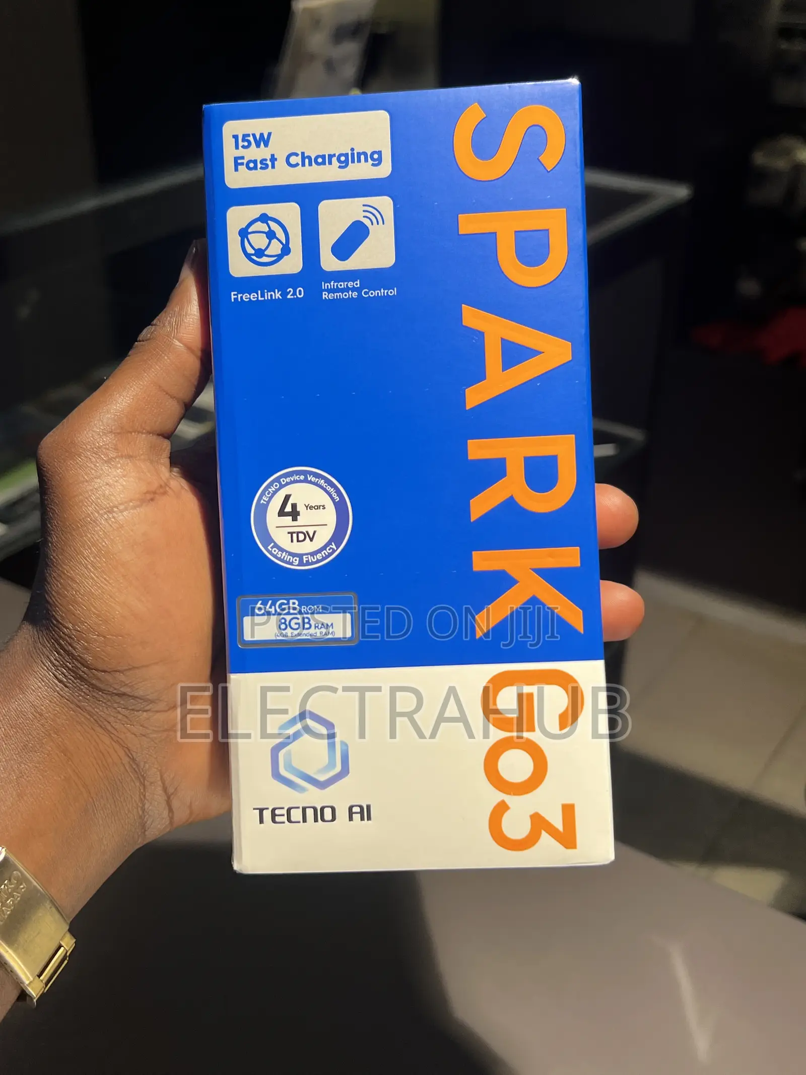 New Tecno Spark Go 3 64 GB Black