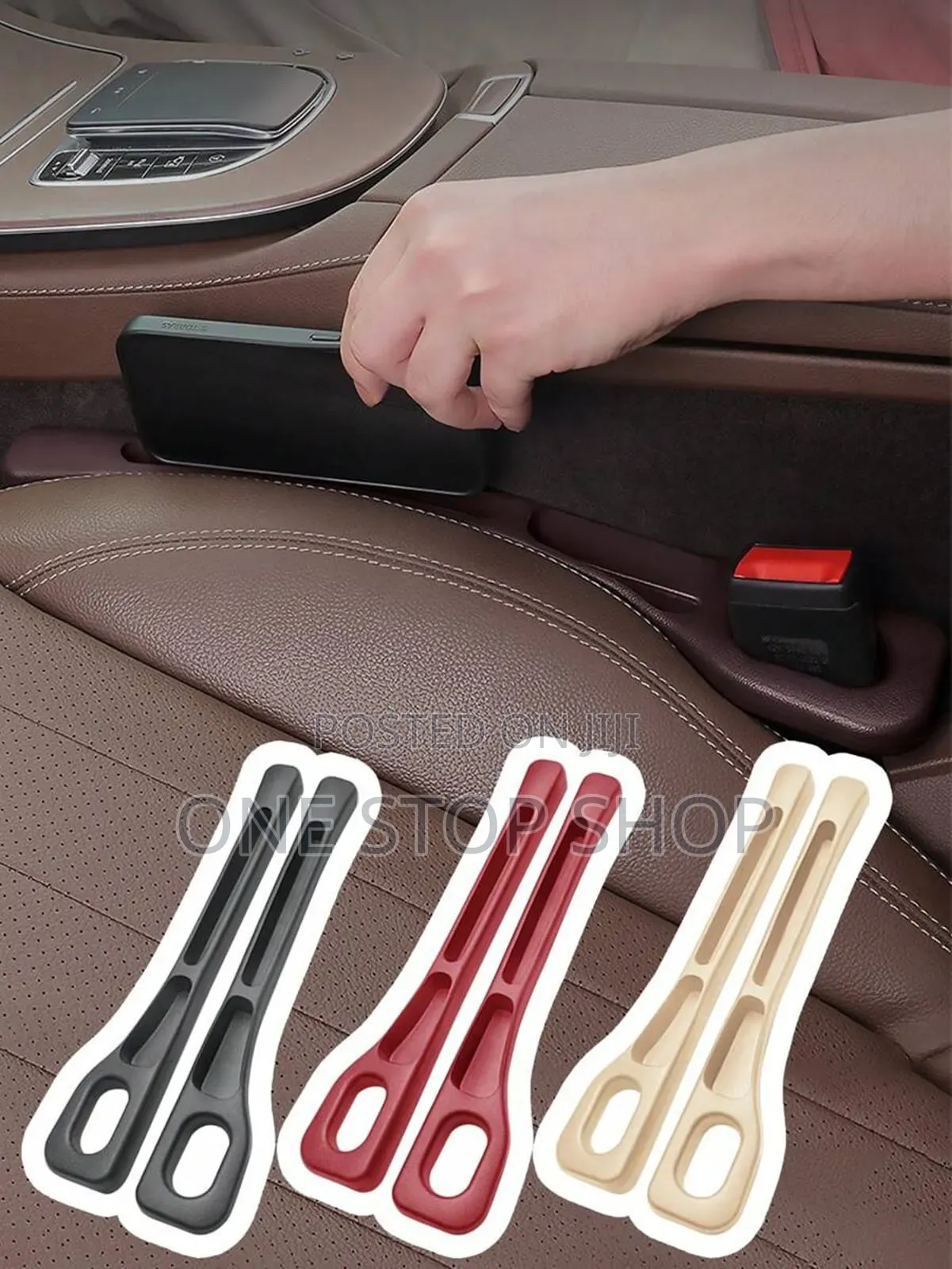 Universal Seat Gap Filler Crevice Plug Organizer