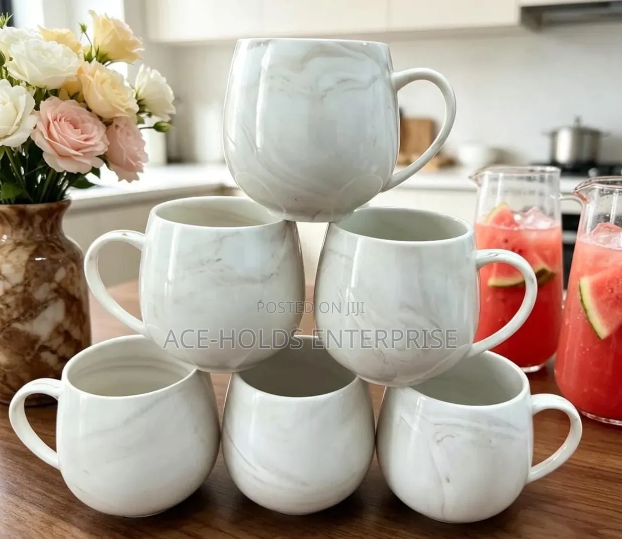 RESTOCKED Pot-Like Beautiful Coffee/ Tea Mug Capacity 470ml Ceramic