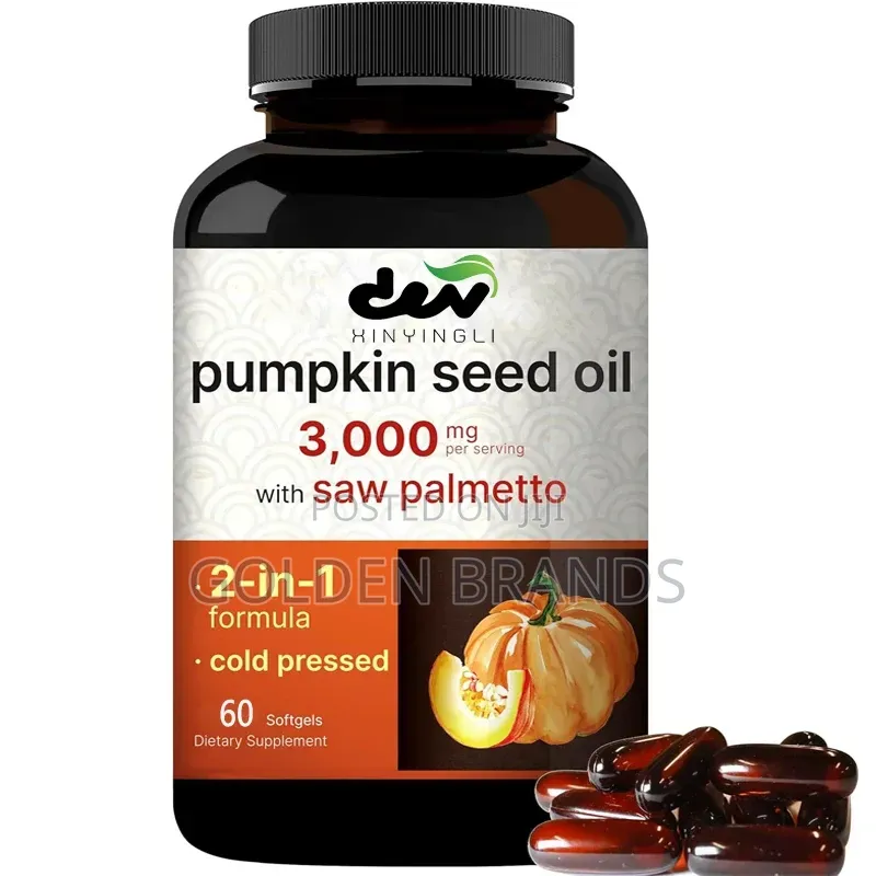 Virgin Pumpkin Seed Oil 3000 Mg-With Saw Palmetto Essential Omegas