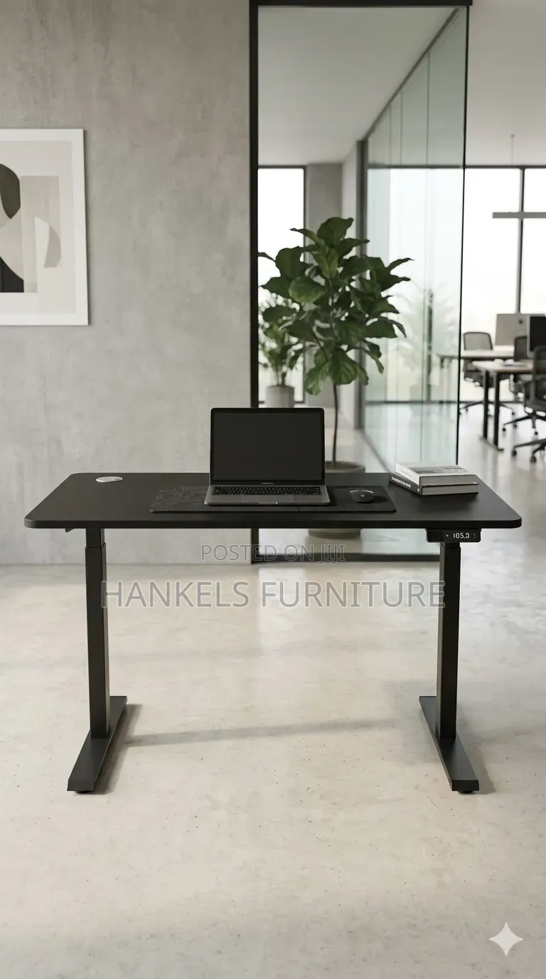 Electric Adjustable Height Desk – Modern Sit and Stand Workstation
