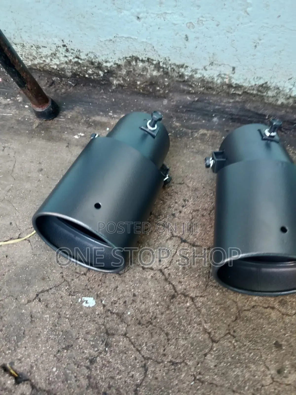 1pc Black Exhaust Tip Made From Corrosion Resistant Stainless Steel