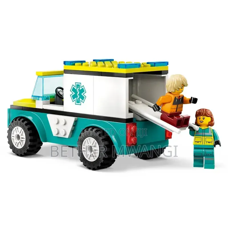 City Emergency Ambulance and Snowboarder in Kenya
