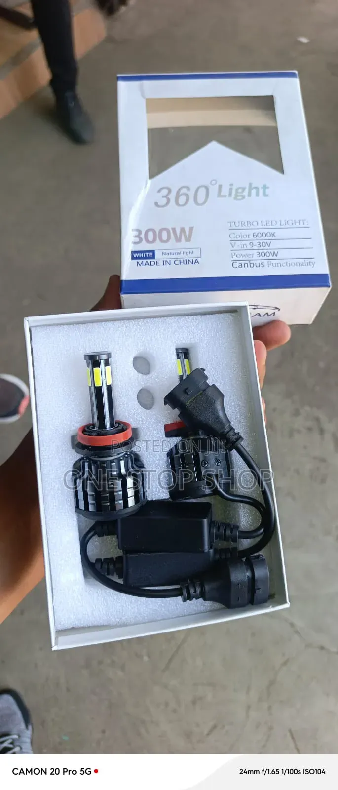 H11 Headlight Bulb With Cooling Fan & CNbus Functionality