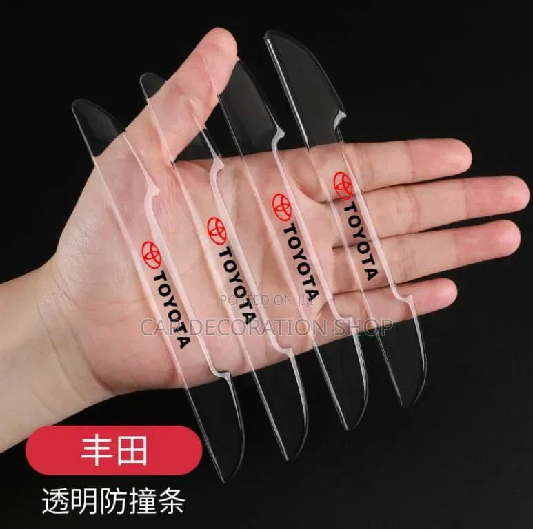 8pc Toyota Transparent Car Door Cup &Handle Protection Stickers