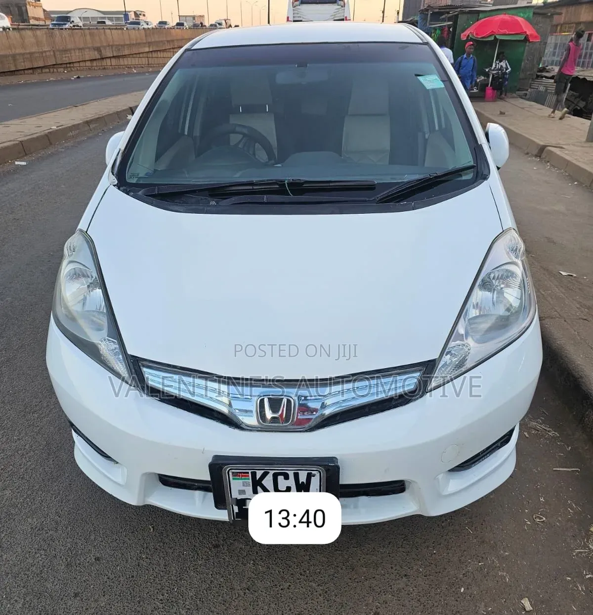 Honda Fit Shuttle 2012 White