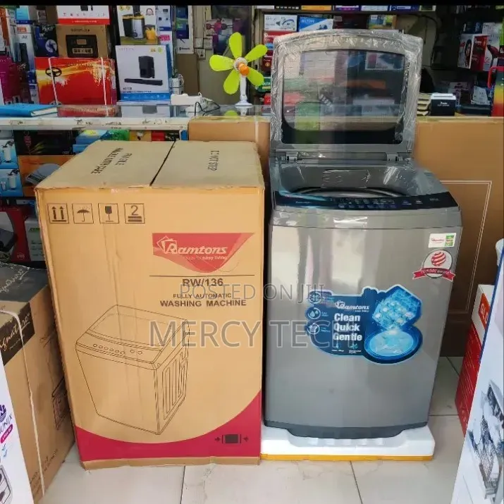 Ramtons Washing Machine 12Kg Top Load Magic Cube Full Automatic RW136