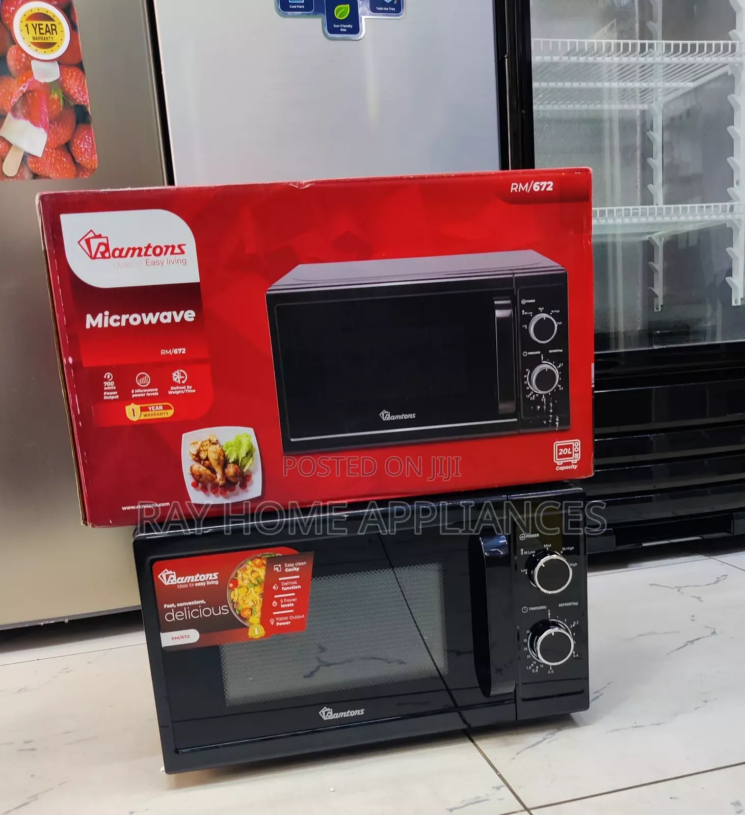 20litres Ramtons Microwave Manual RM672