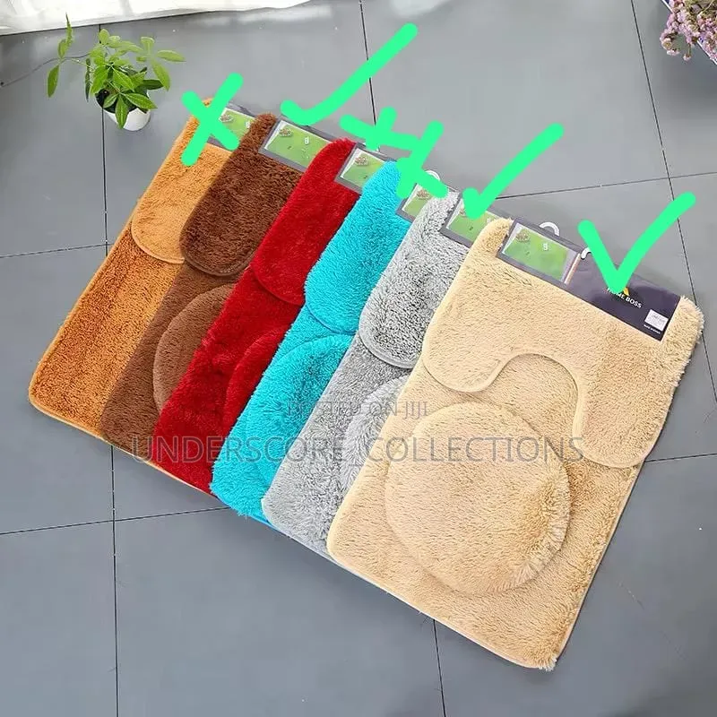 Fluffy Toilet Mats