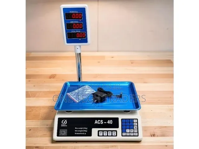 40kgs Electromate Digital Computing Weighting Scale With Arm