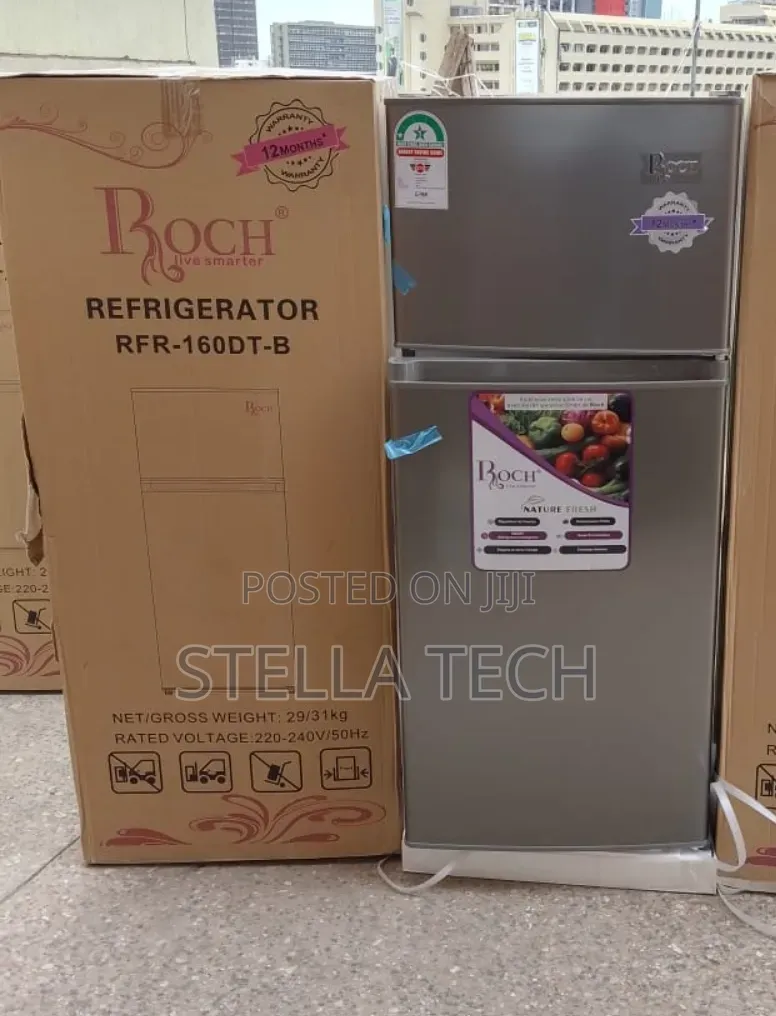 Roch 128litres RFR-160DT-B Double Door Refrigerator