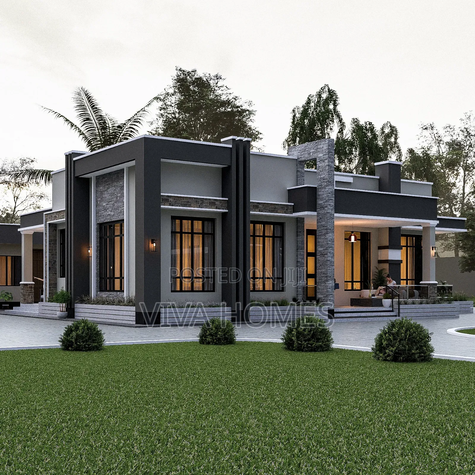 Looking to Build a Stylish 4-Bedroom Bungalow?