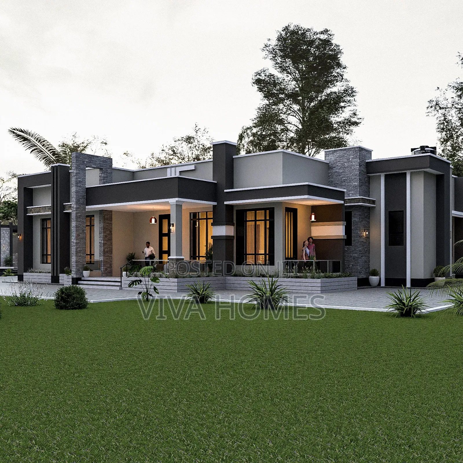 Looking to Build a Stylish 4-Bedroom Bungalow?