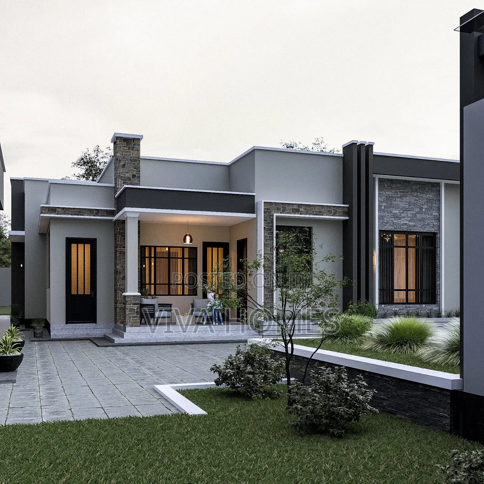 Looking to Build a Stylish 4-Bedroom Bungalow?