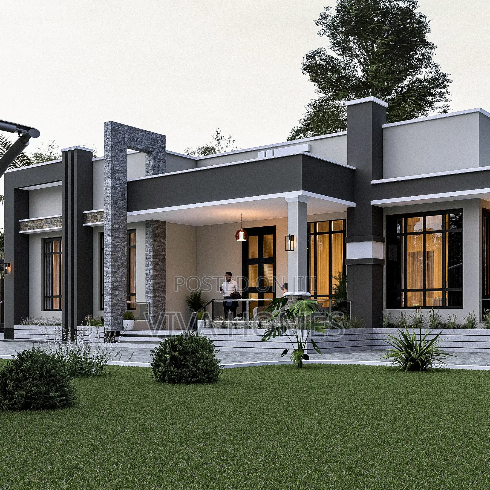 Looking to Build a Stylish 4-Bedroom Bungalow?